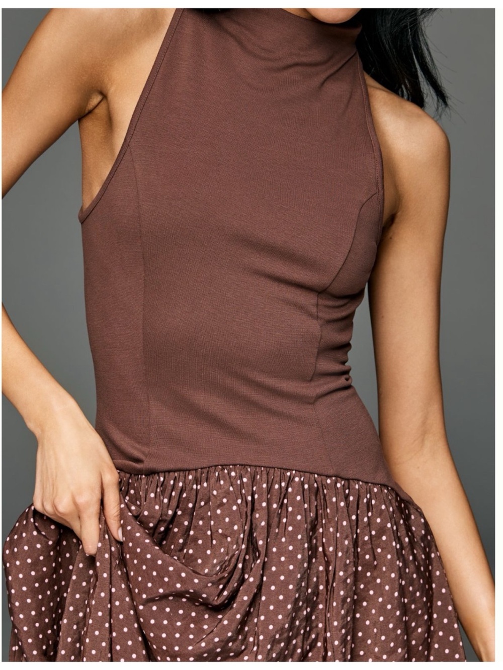 NWT Anthropologie Maeve Mariana Drop-Waist Maxi Dress, M - Picture 5 of 12